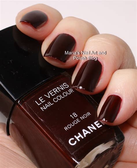 chanel rouge noir matte|Chanel Noir rouge nail polish.